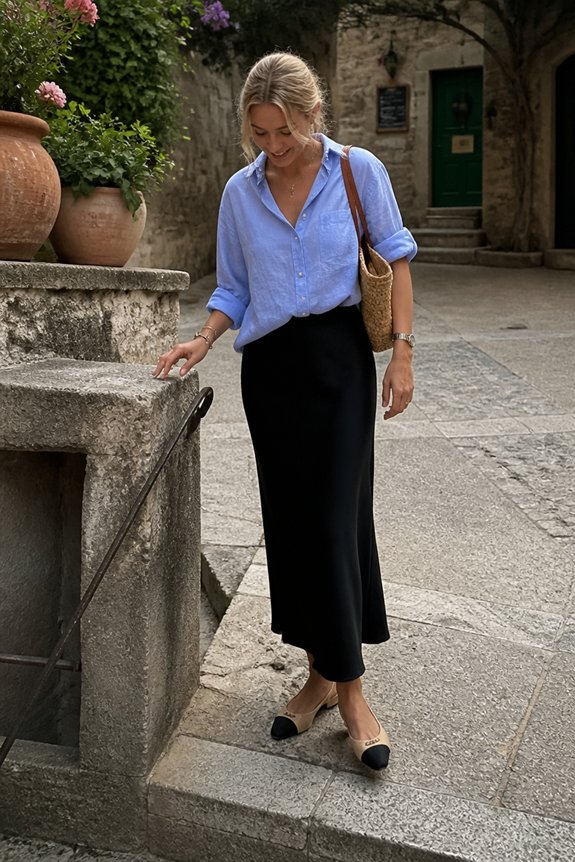 chic summer casual outfit