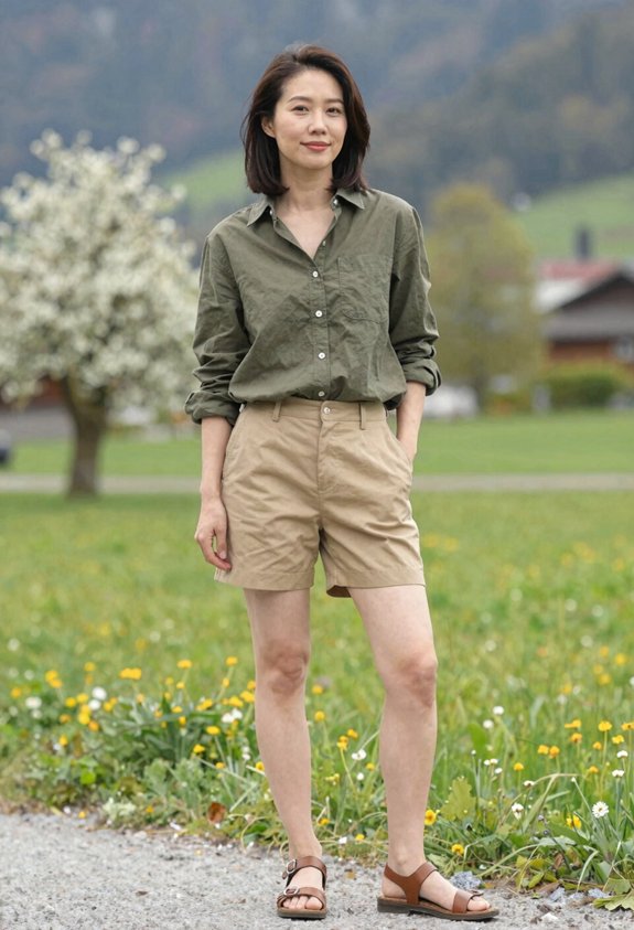 chic summer casual outfit