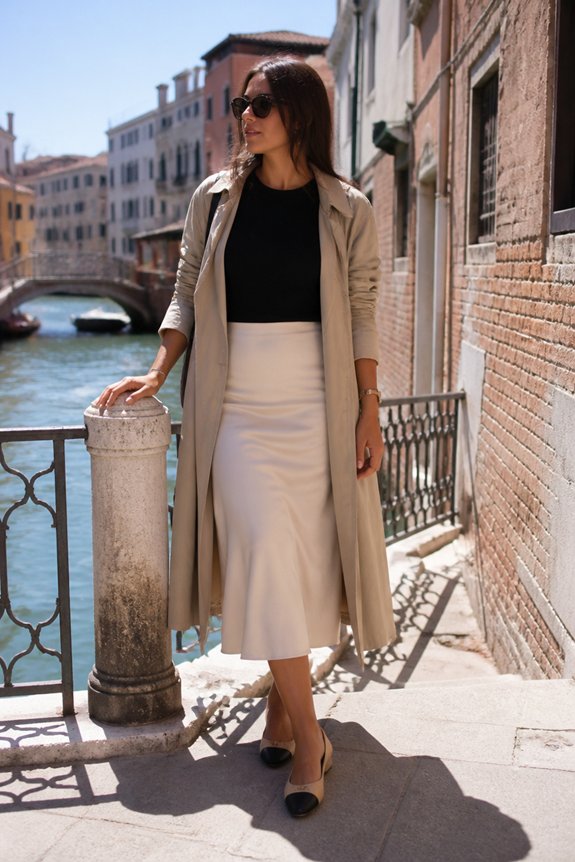 chic summer layered look