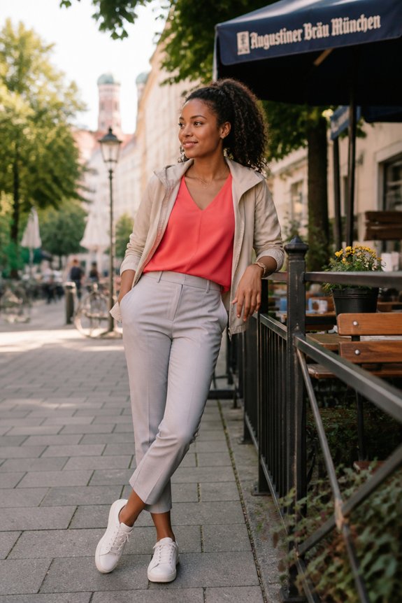 chic summer layering ensemble