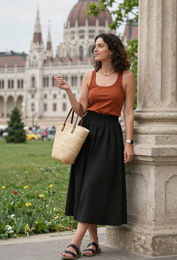 chic summer outfit ensemble