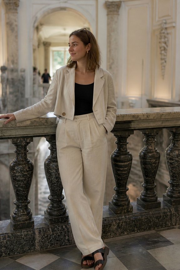 chic summer sophisticated ensemble