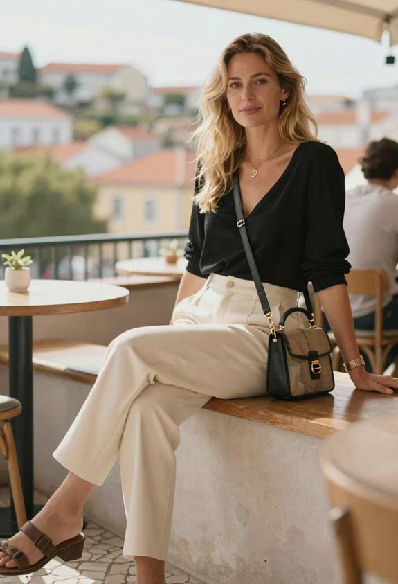 chic urban outfit combination