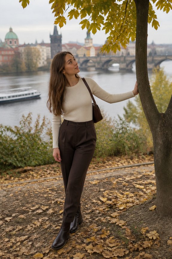 chic weather ready ensemble