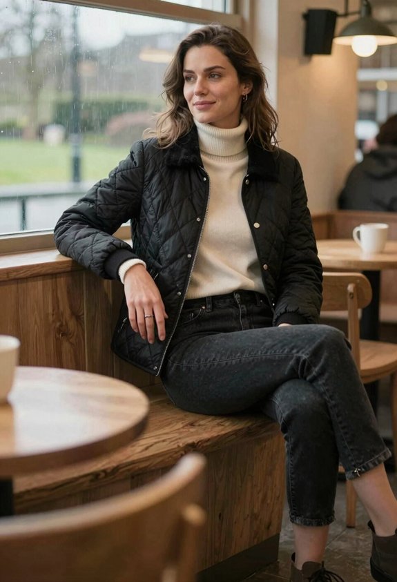 chic winter outfit combination