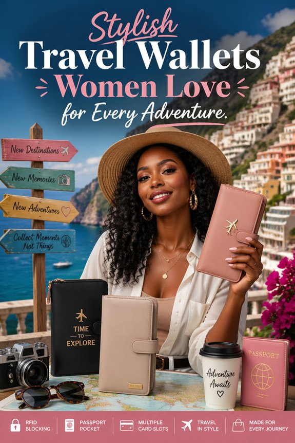 chic women s travel wallets