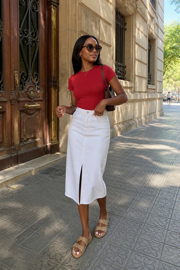 colorful casual summer outfit