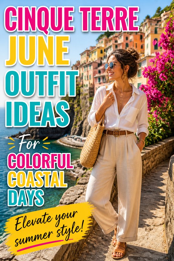 colorful summer seaside fashion