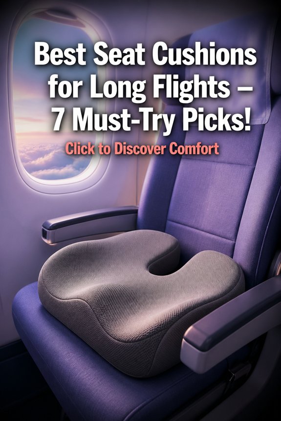 comfortable flight seat cushions