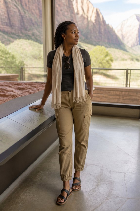 comfortable outdoor travel attire