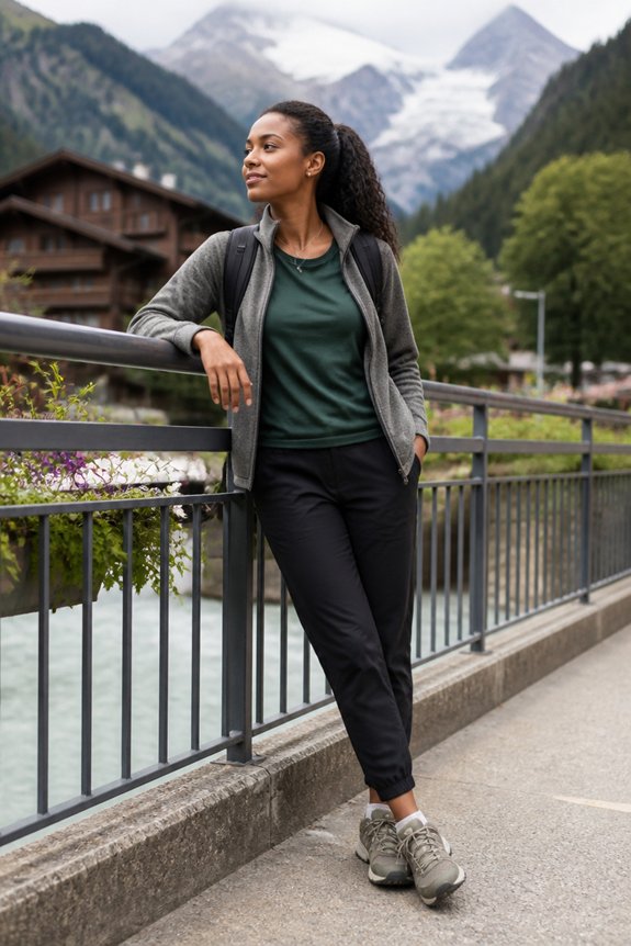 comfortable travel activewear ensemble