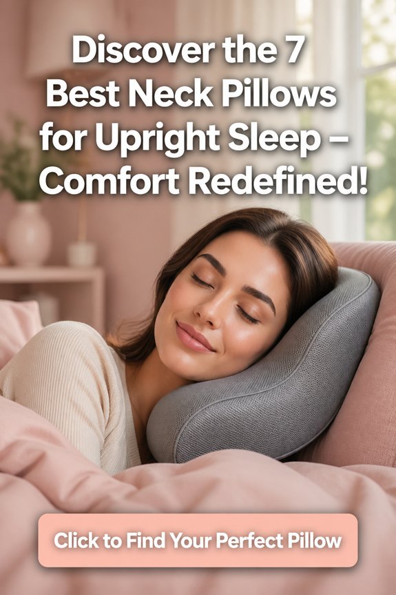 comfortable upright sleeping pillows