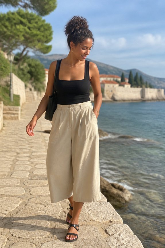cool summer casual ensemble