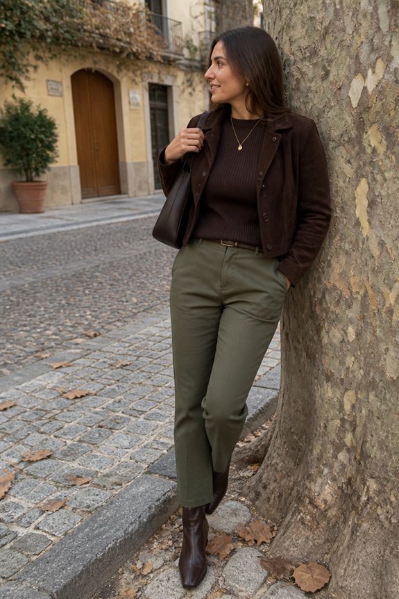 cozy autumn layered look
