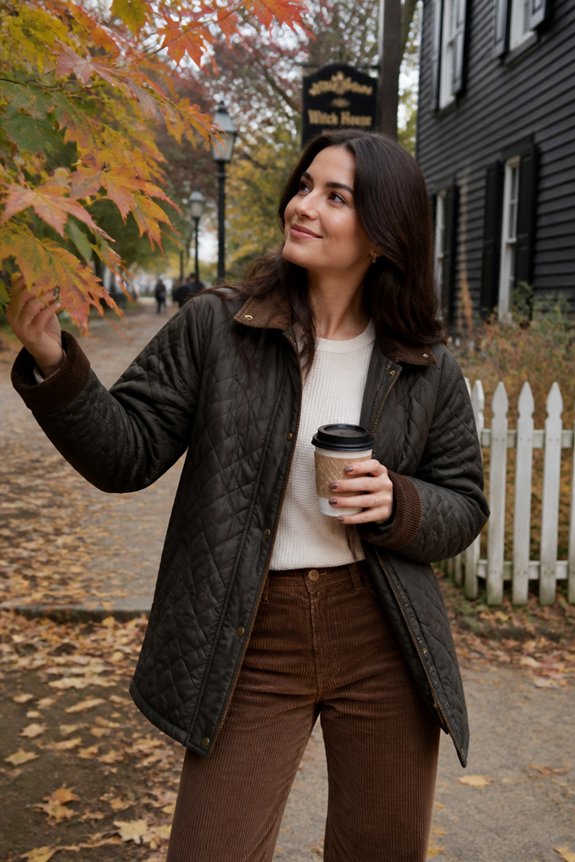 cozy autumn layered outfit