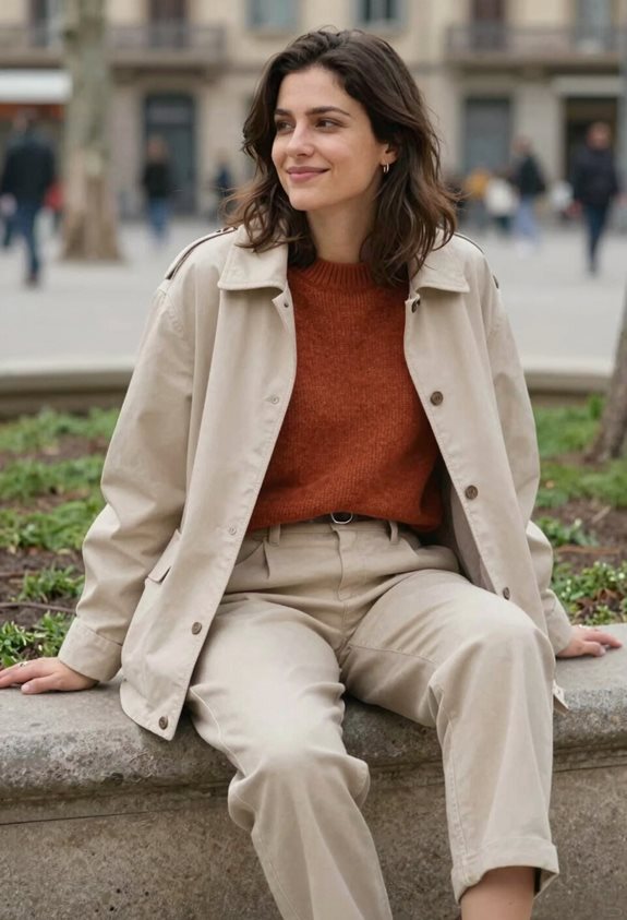 cozy autumn outfit ensemble