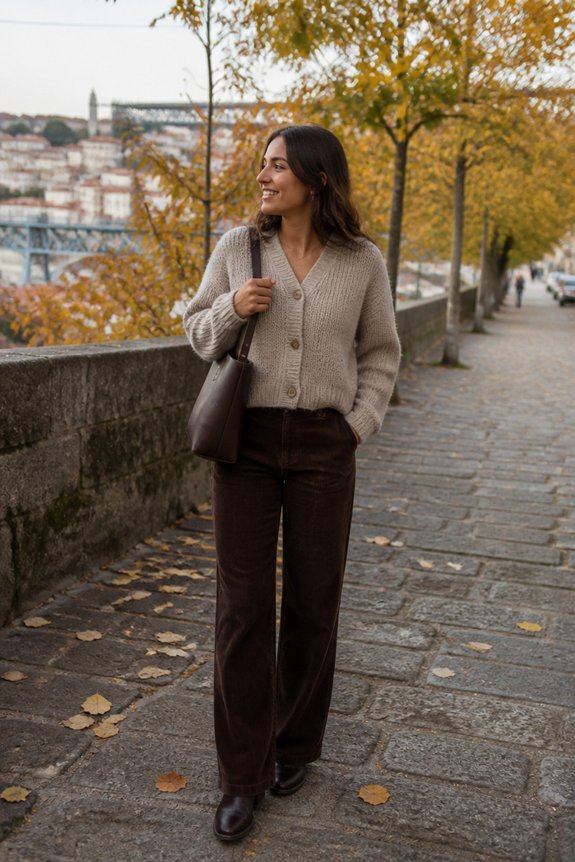 cozy corduroy chic look