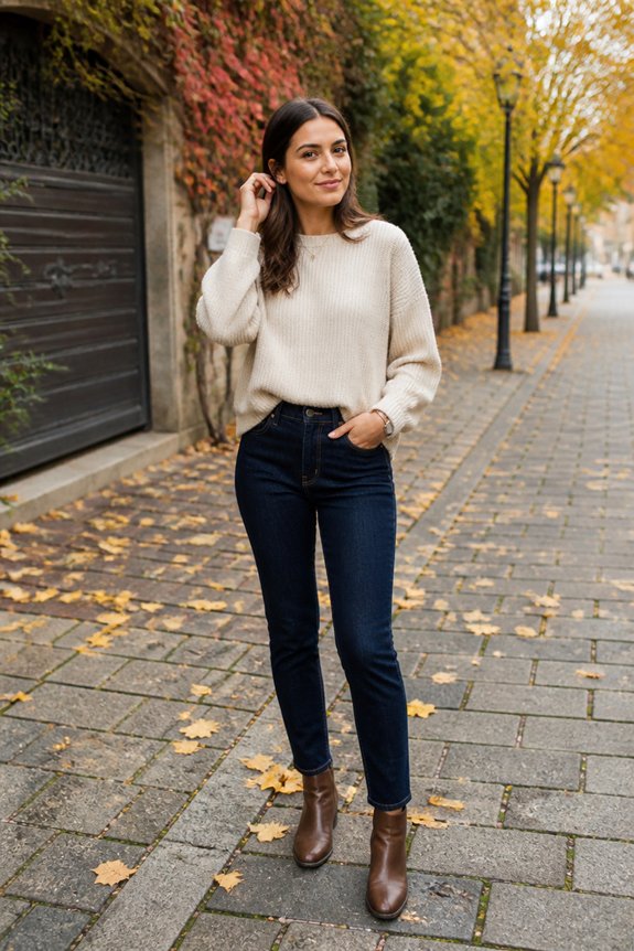 cozy fall casual outfit