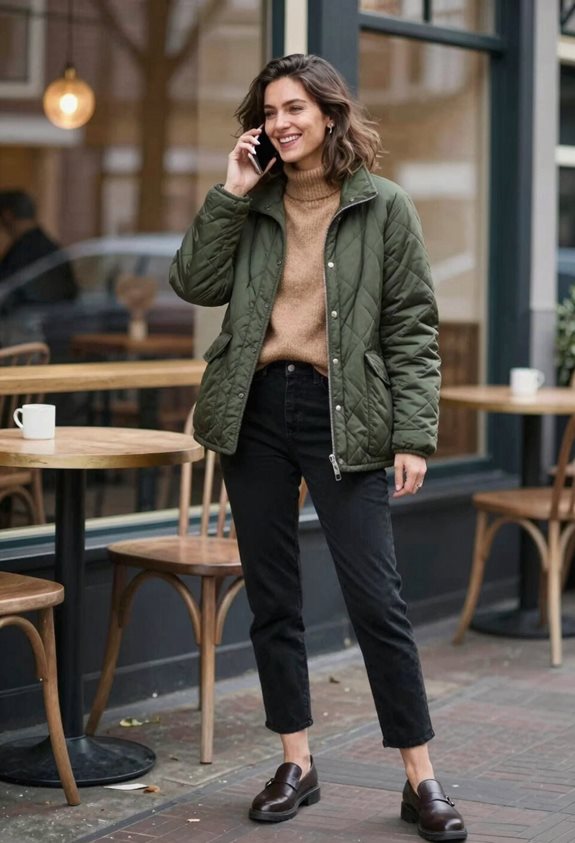 cozy knit stylish outfit