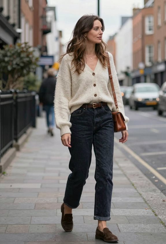 cozy layering for brisk walks