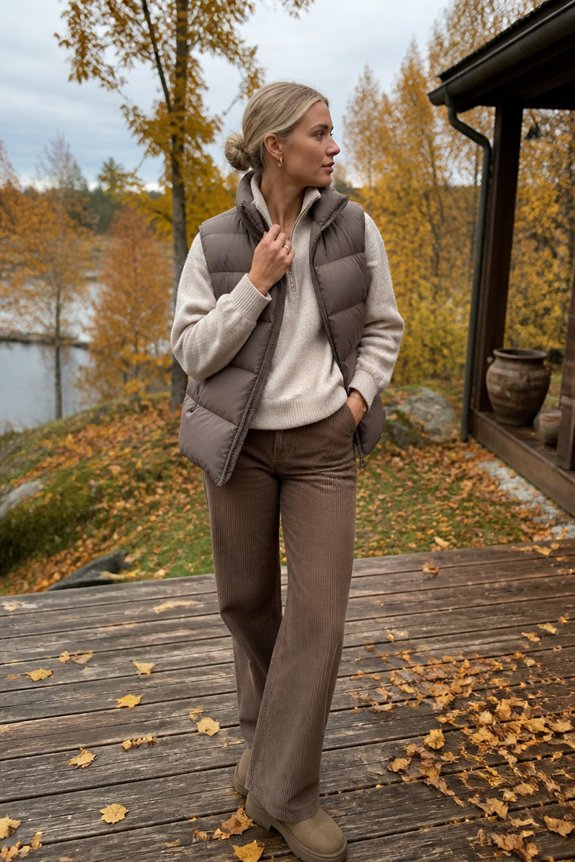 cozy neutral fall outfit