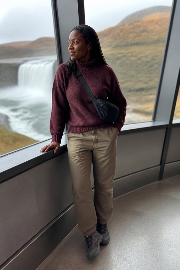cozy outdoor adventure outfit