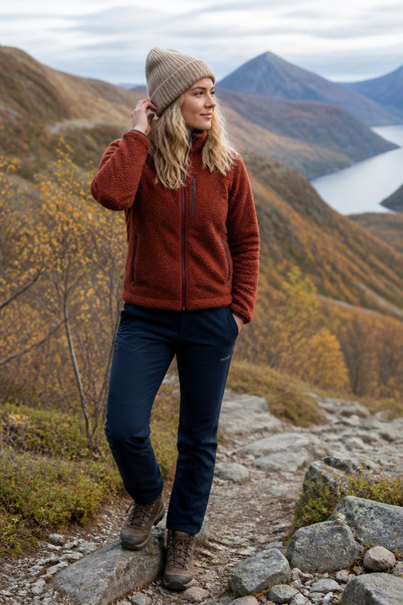 cozy outdoor winter outfit