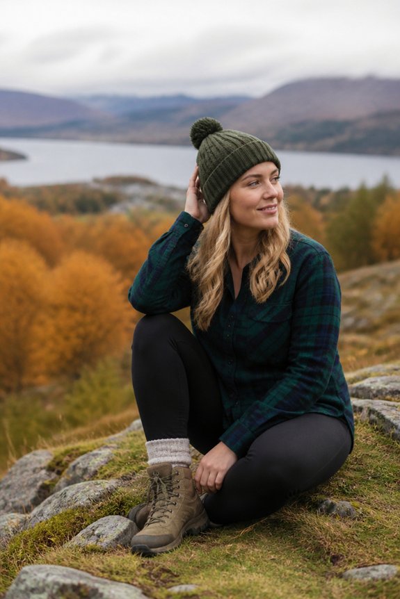 cozy scottish fall attire