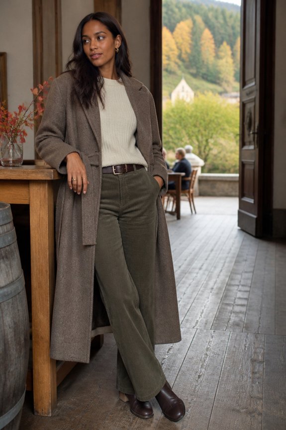 cozy textured autumn ensemble
