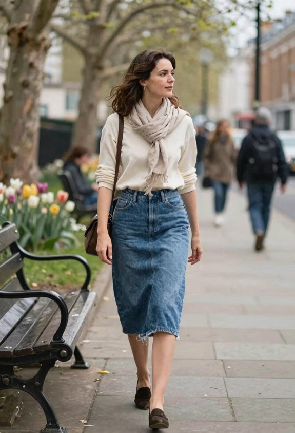 effortless denim outfit styling