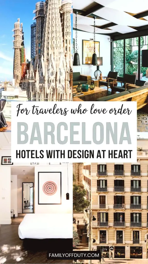 Stylish hotels in Barcelona showcasing unique design and modern comforts for discerning travelers.