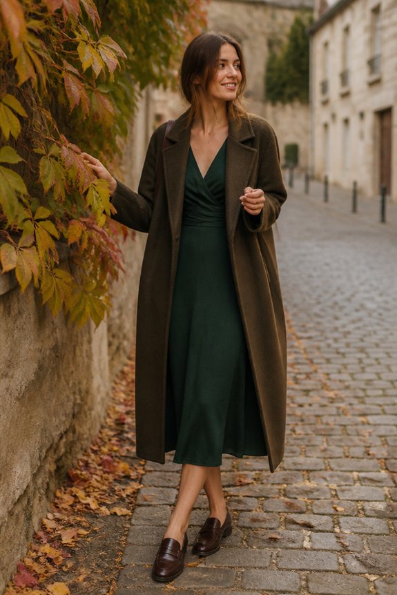 elegant autumn layered ensemble
