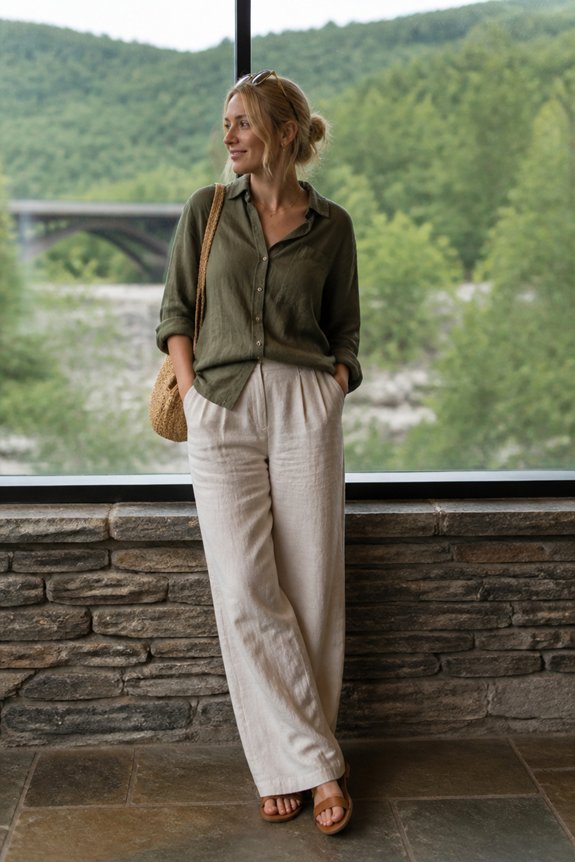 elegant breathable daytime outfit