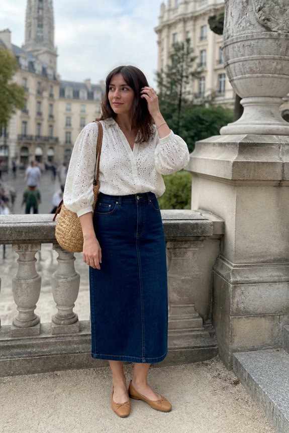 elegant breezy casual ensemble