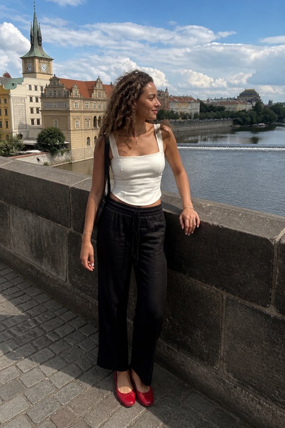 elegant casual chic ensemble