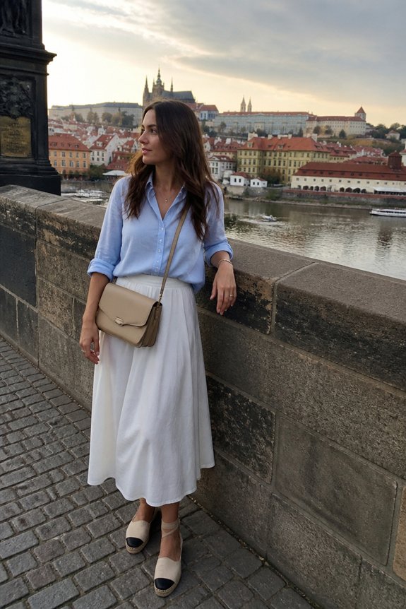 elegant casual chic ensemble