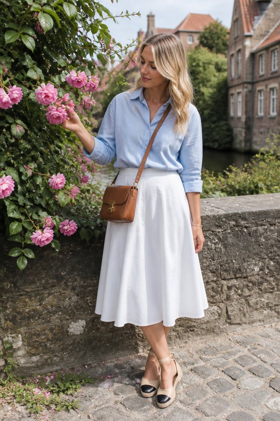 elegant casual chic ensemble