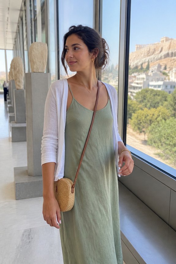 elegant casual daytime outfit