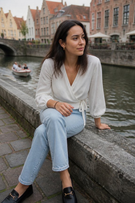 elegant casual daytime outfit