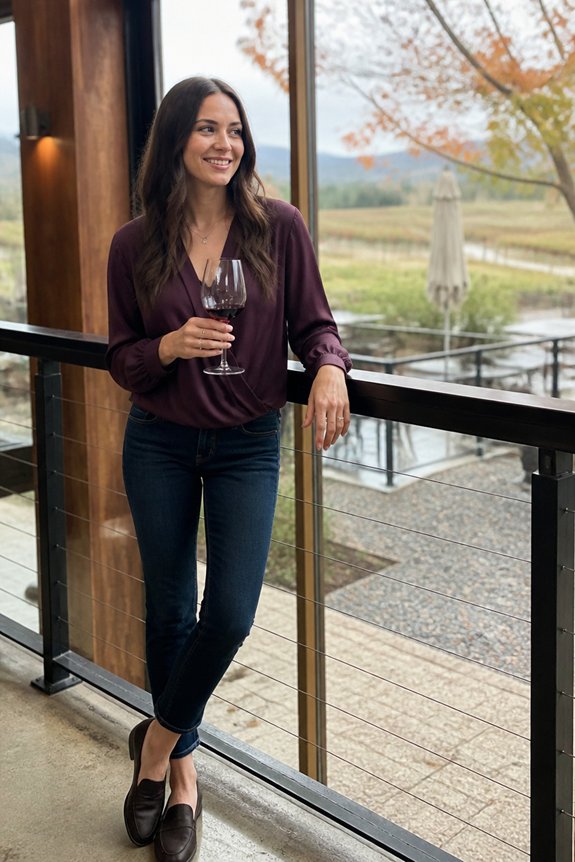 elegant casual denim look