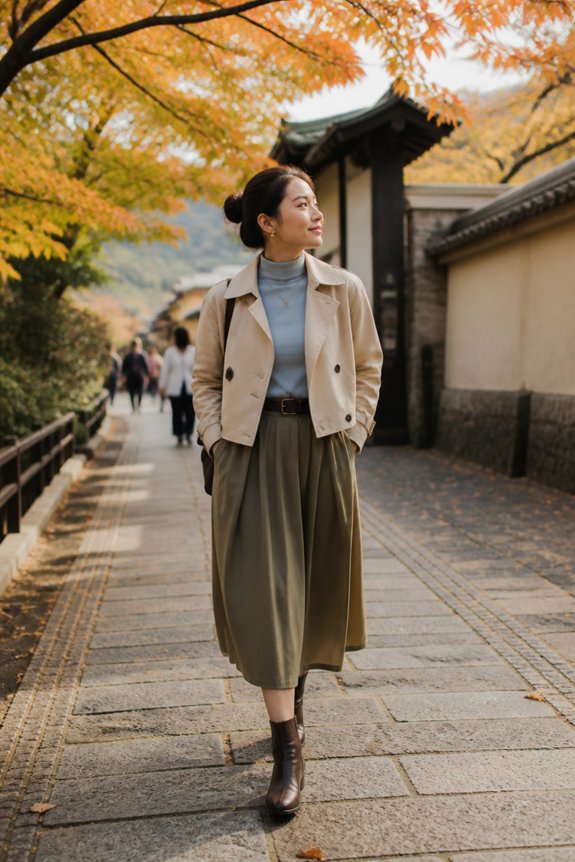 elegant casual layered outfit