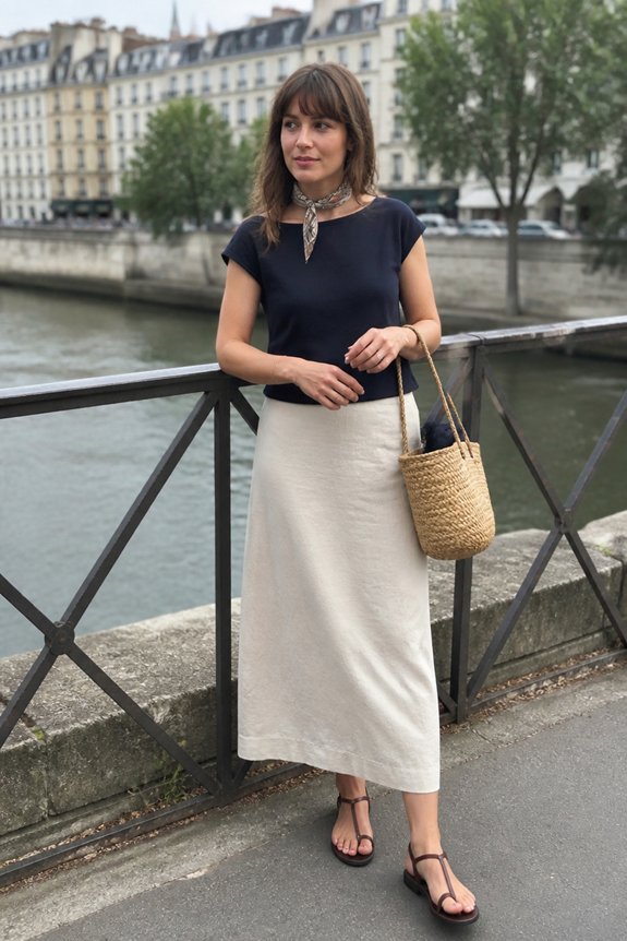 elegant casual summer outfit