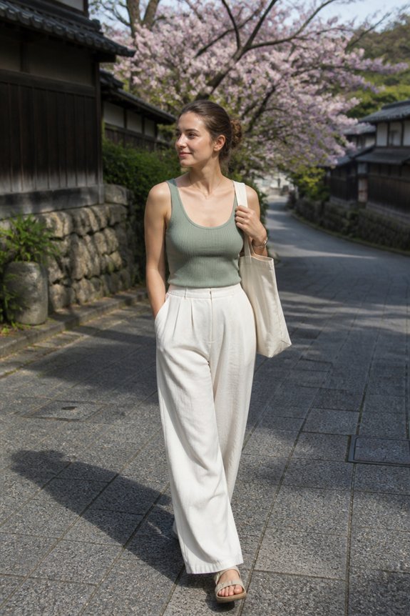 elegant casual summer outfit