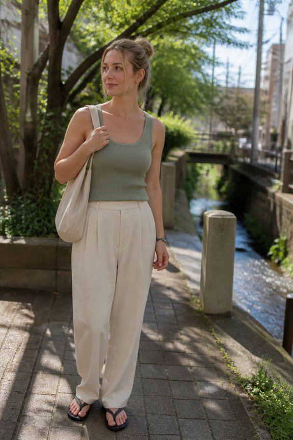 elegant casual summer outfit