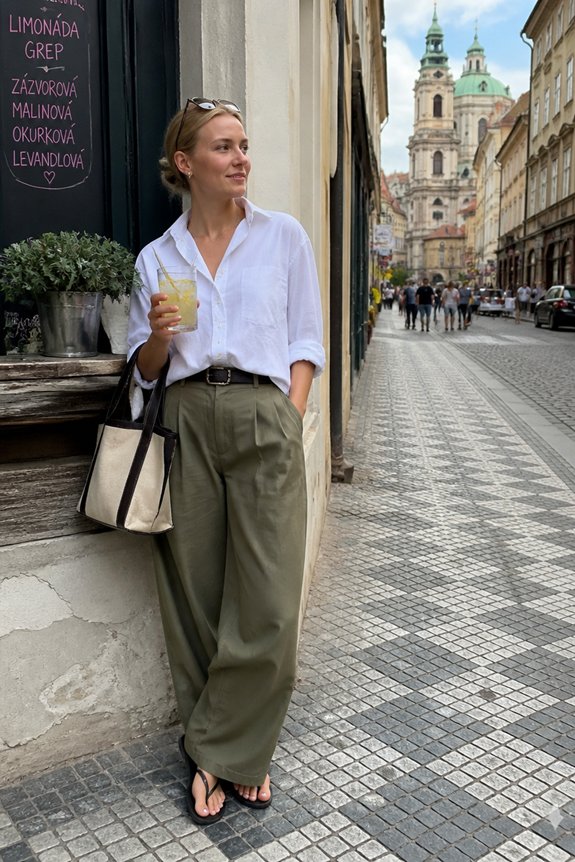 elegant casual summer outfit
