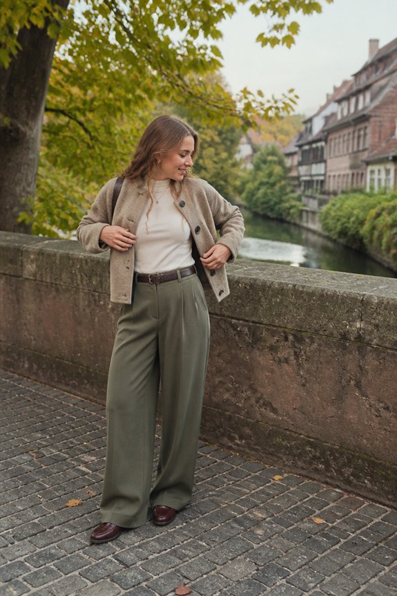 elegant cozy winter outfit
