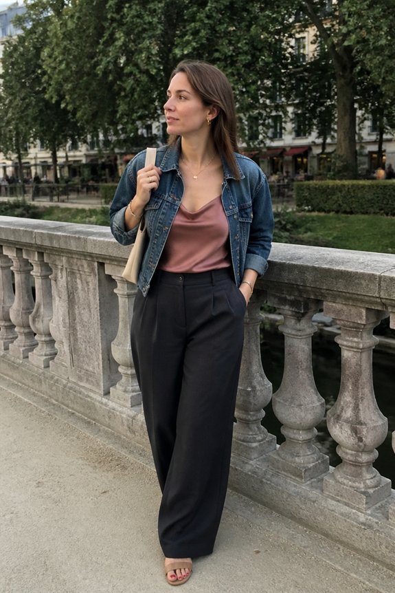 elegant dusty rose outfit
