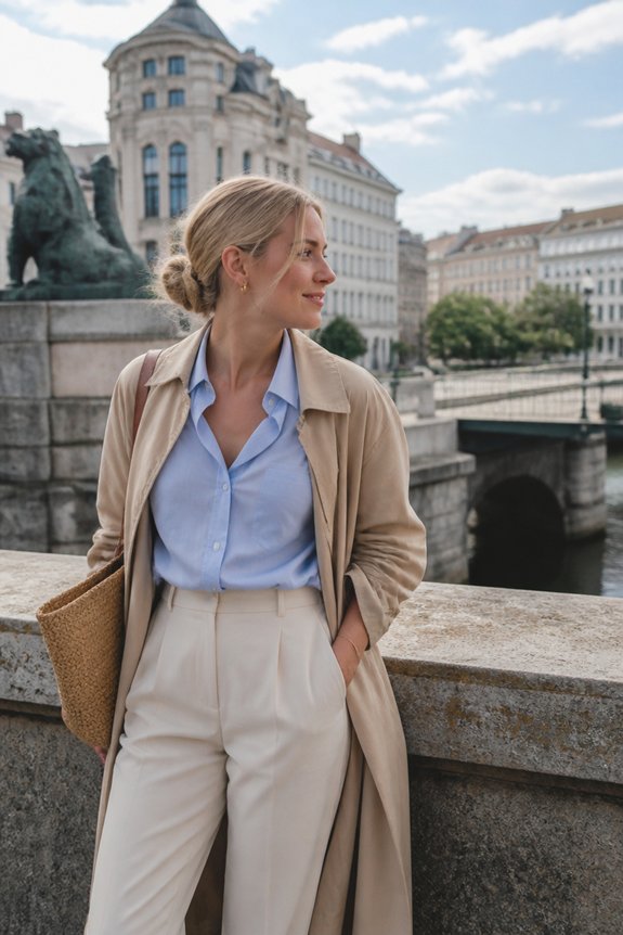 elegant june weather outfit