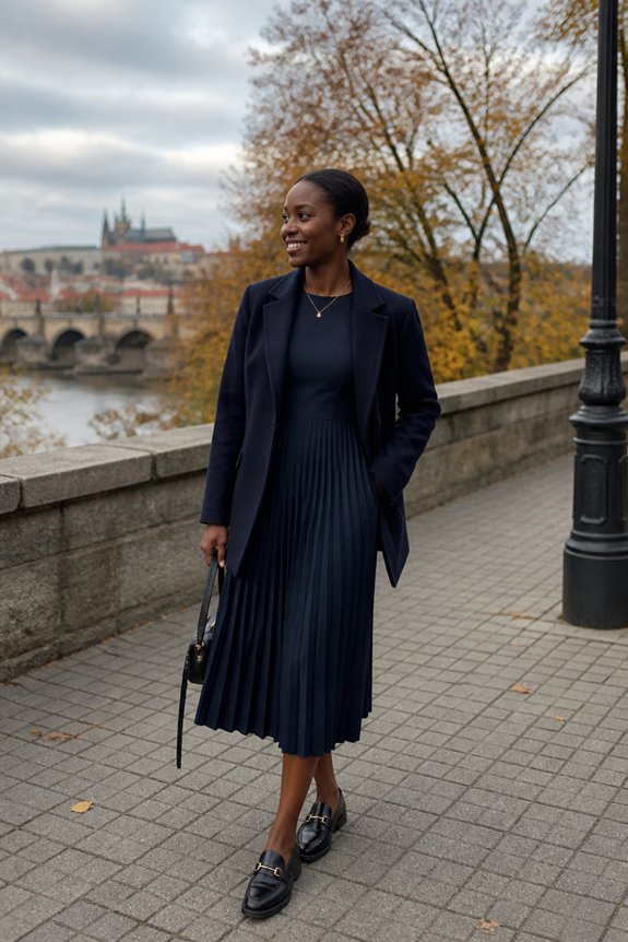 elegant layered office look