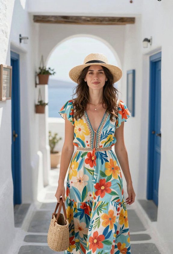 elegant lightweight island dresses